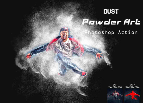 Dust Powder Art Photoshop Action