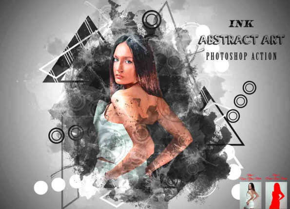 Ink Abstract Art Photoshop Action