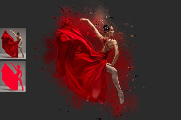 Powder & Fog Dispersion Photoshop Actions + Brushes