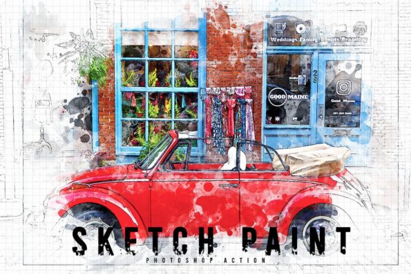 Sketch Paint Photoshop Action