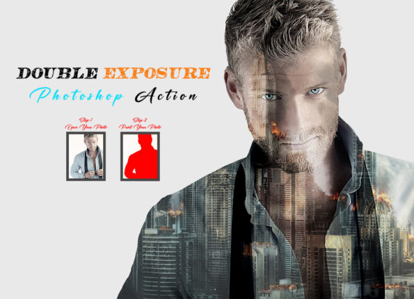 Double Exposure Photoshop Action