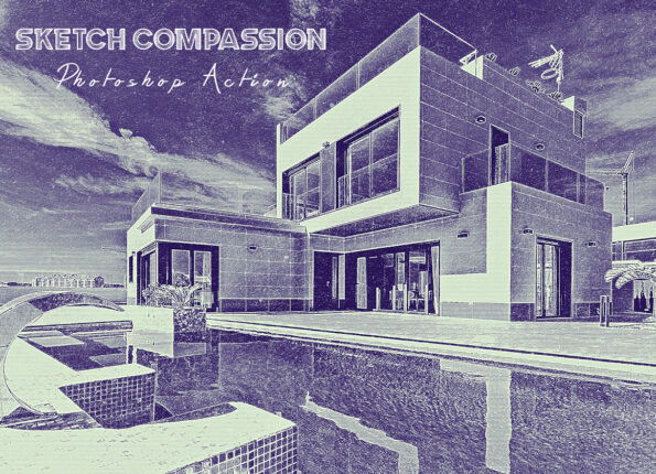Sketch Compassion Photoshop Action