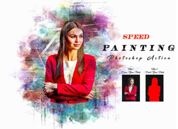 Speed Painting Photoshop Action