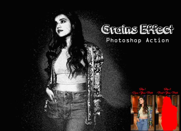 Grains Effect Photoshop Action