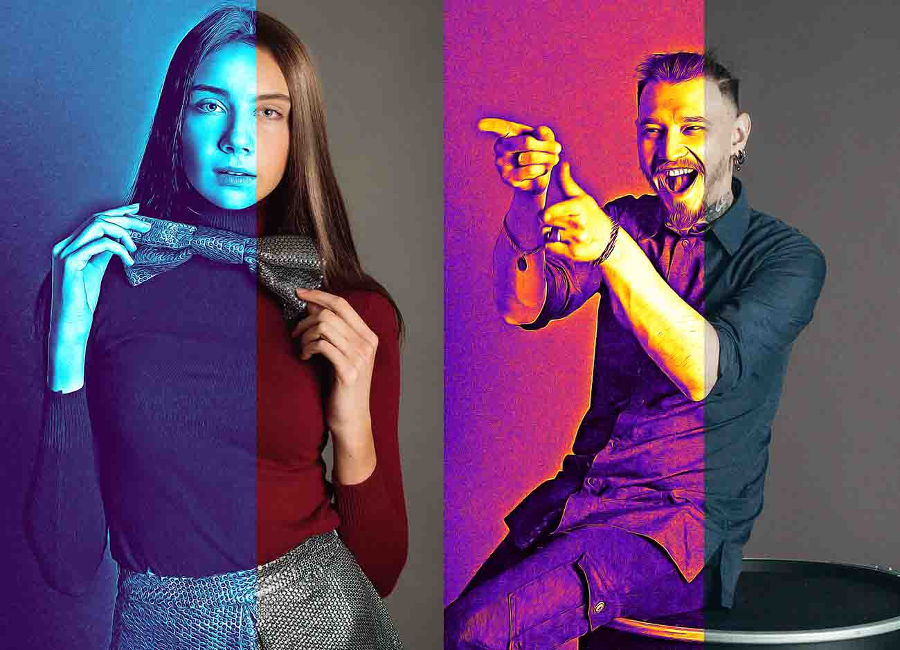 Gradient Color Effect PS Action – TwnDeals