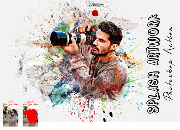 Splash Artwork Photoshop Action