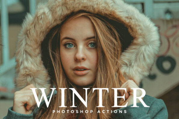 50 Winter Photoshop Actions