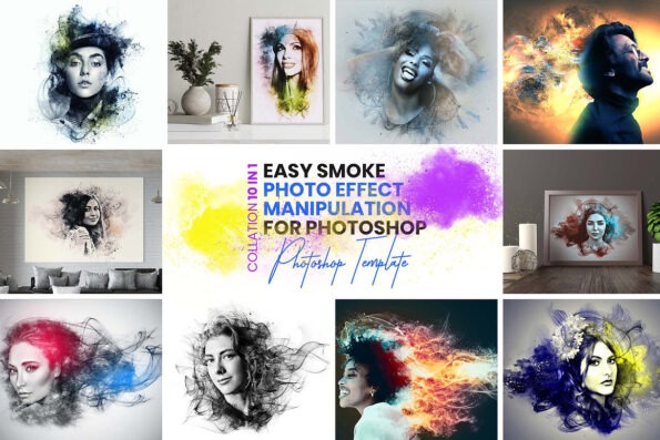 Smoke Photoshop Photo Effect Bundle