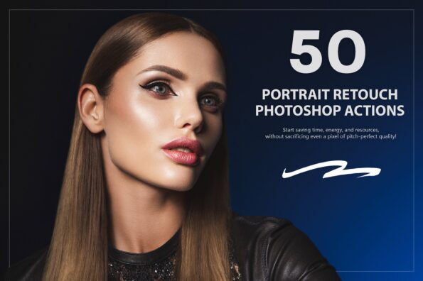50 Portrait Retouch Photoshop Actions
