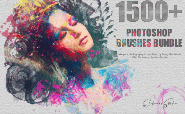 1500+ Photoshop Brushes Bundle