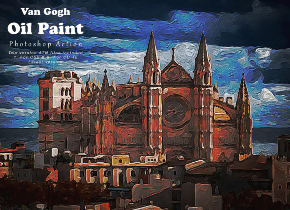 Van Gogh Oil Paint Photoshop Action