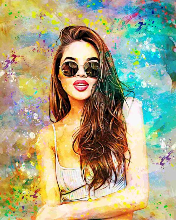 Editable Oil Impression Painting