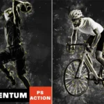Momentum Photoshop Action