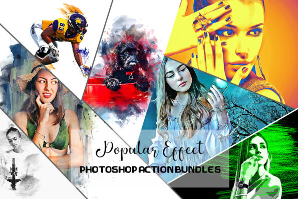 Popular Effect Photoshop Actions Bundle