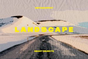 Vintage Landscape Photo Effect