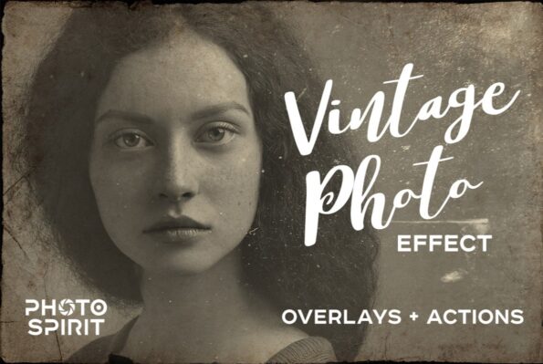 Vintage Old Photo Effect Overlays Collection