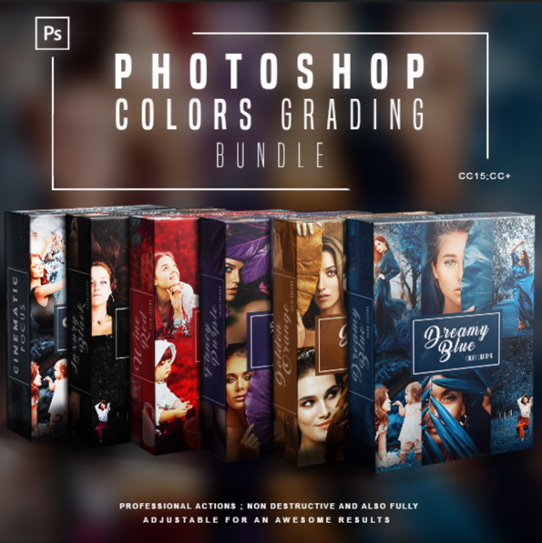 Photoshop Colors Grading - Bundle - Photoshop Actions