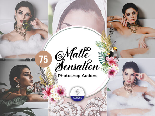 75 Matte Sensation Photoshop Action