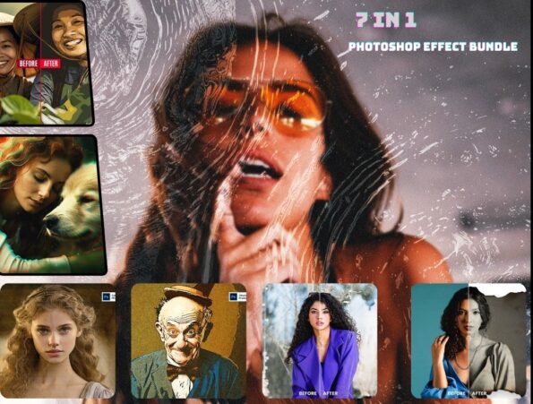 7 IN 1 Photoshop Effect bundle