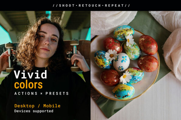 Vivid Colors - Actions and Presets