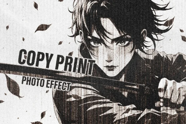 Copy Print Photo Effect