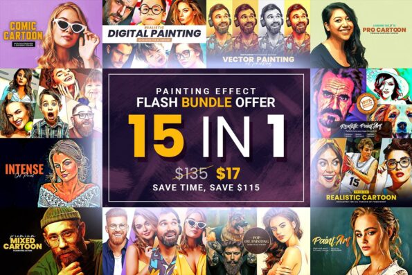 15 in 1 Oil Painting Effect